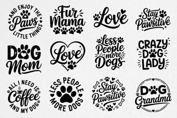 Dog Mom SVG Bundle Mother’s Day Graphics and Crafts
