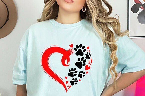 Dog Valentine SVG,Dog Mom Svg Graphics and Crafts