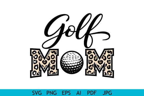 Golf Mom SVG Leopard Print Ball Design Review