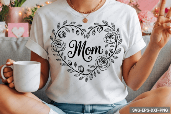 Mom SVG Design, Mother s Day SVG Design Graphics and Crafts