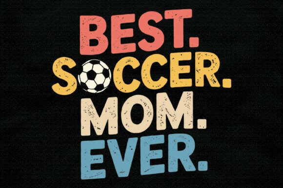 Retro Soccer Mom SVG Graphics for Crafts